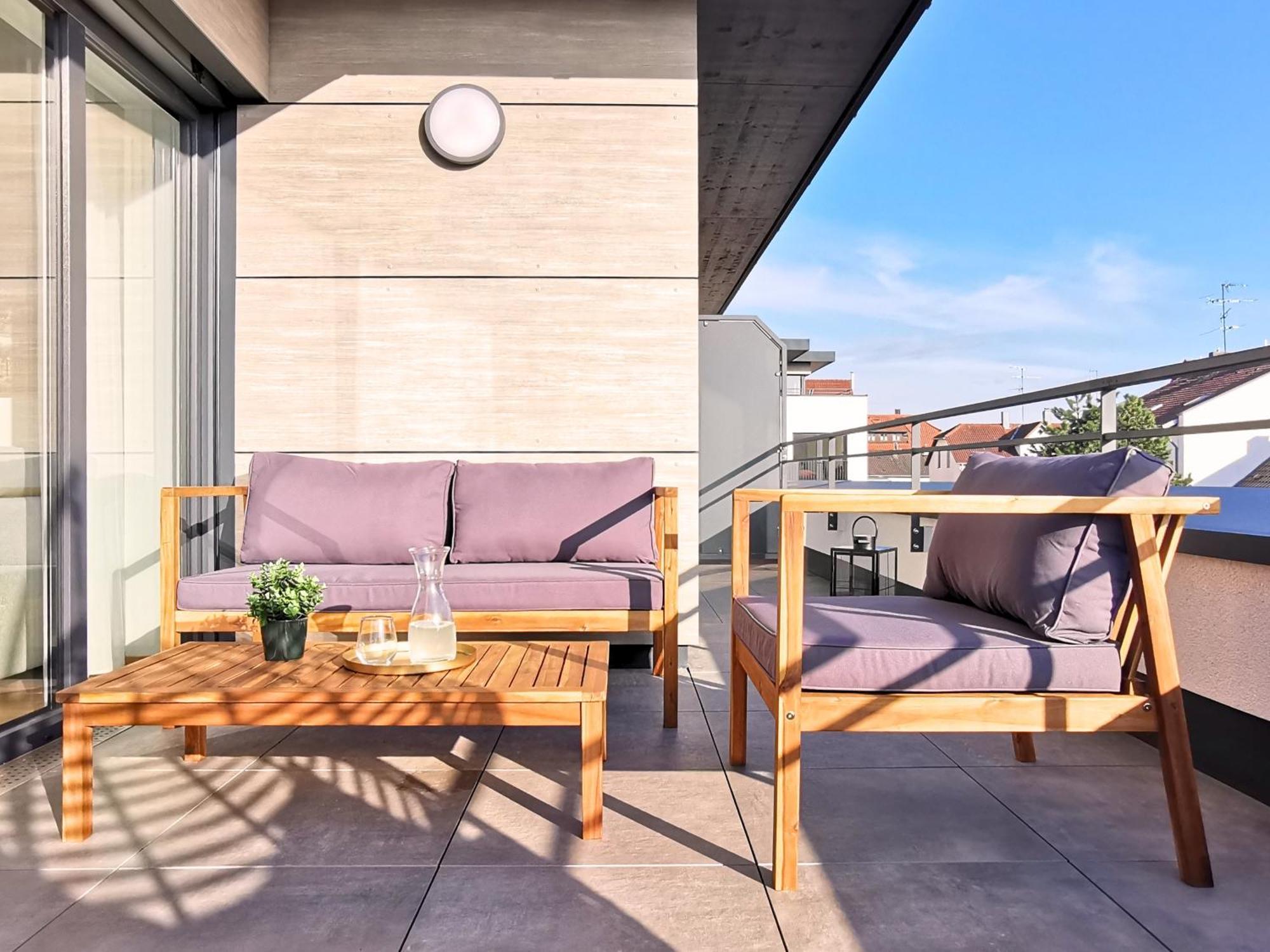 Fynbos Penthouse Deluxe, Balkon, Parkplatz Apartment Straubing Luaran gambar