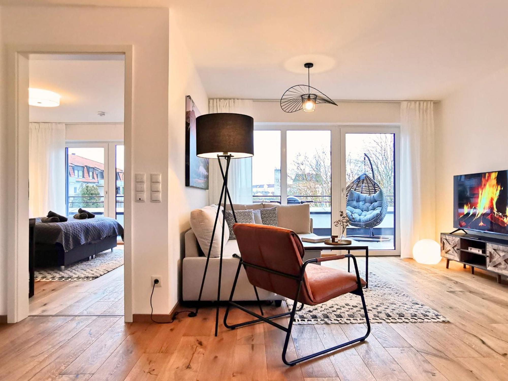 Fynbos Penthouse Deluxe, Balkon, Parkplatz Apartment Straubing Luaran gambar