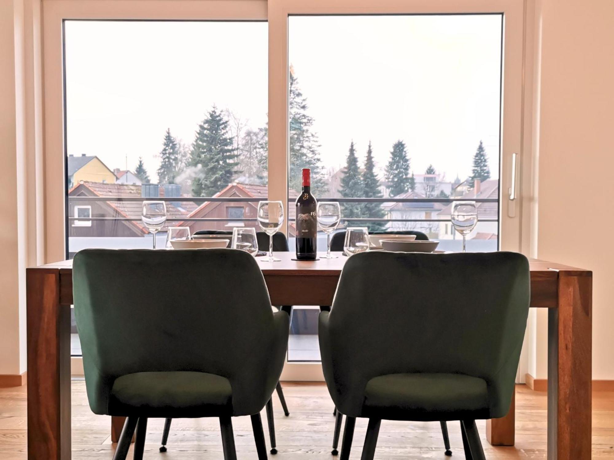Fynbos Penthouse Deluxe, Balkon, Parkplatz Apartment Straubing Luaran gambar