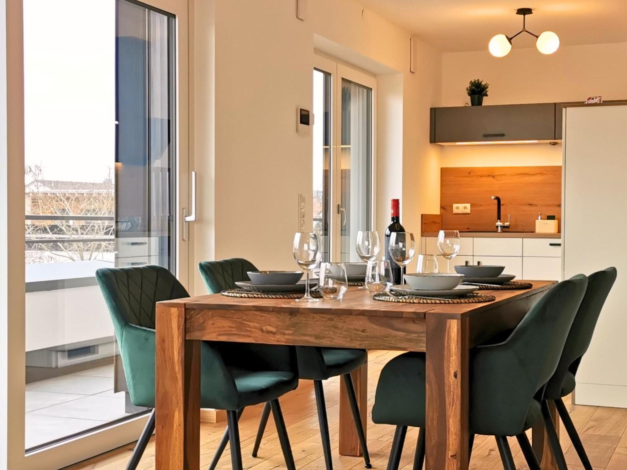 Fynbos Penthouse Deluxe, Balkon, Parkplatz Apartment Straubing Luaran gambar