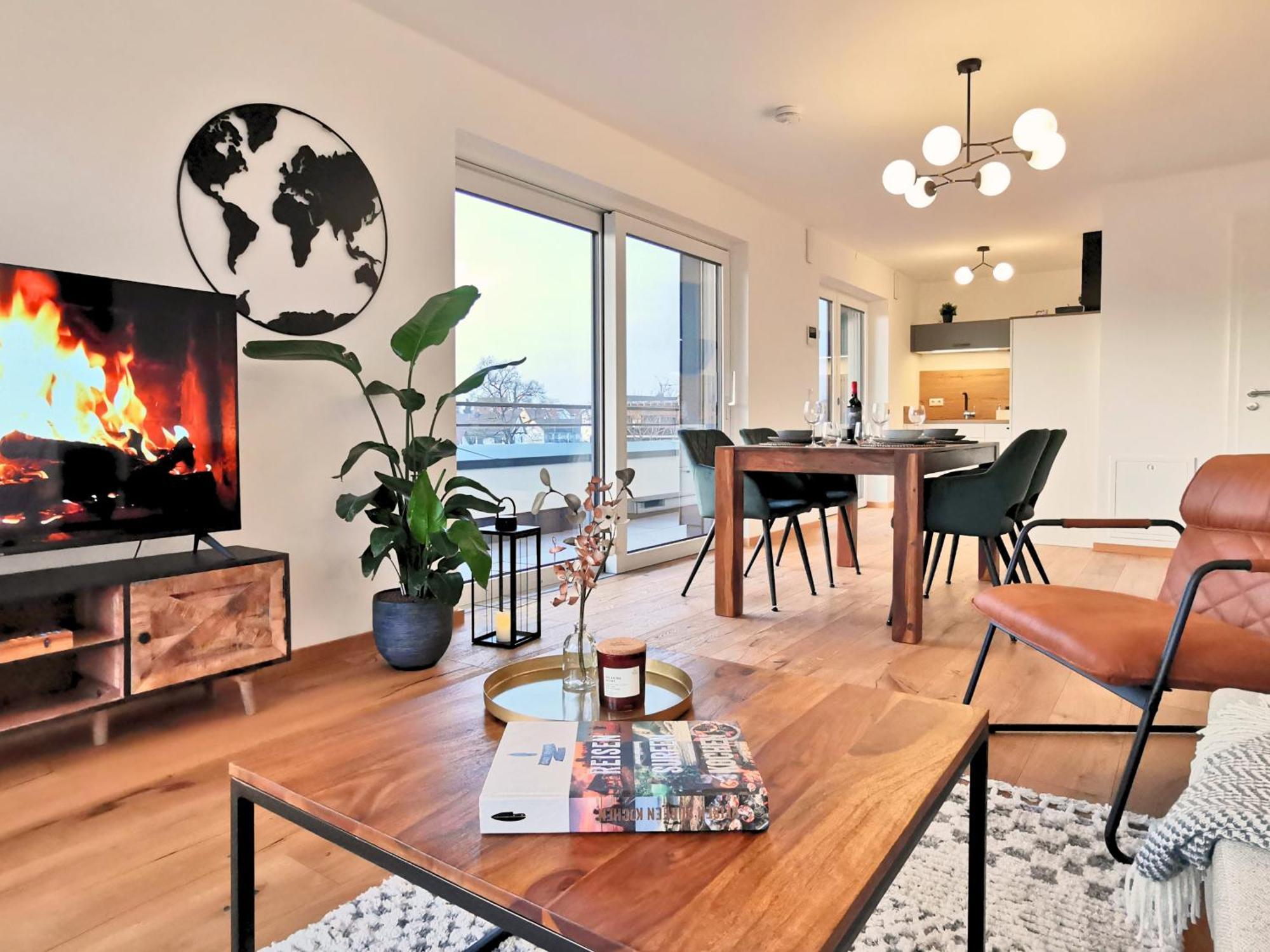 Fynbos Penthouse Deluxe, Balkon, Parkplatz Apartment Straubing Luaran gambar