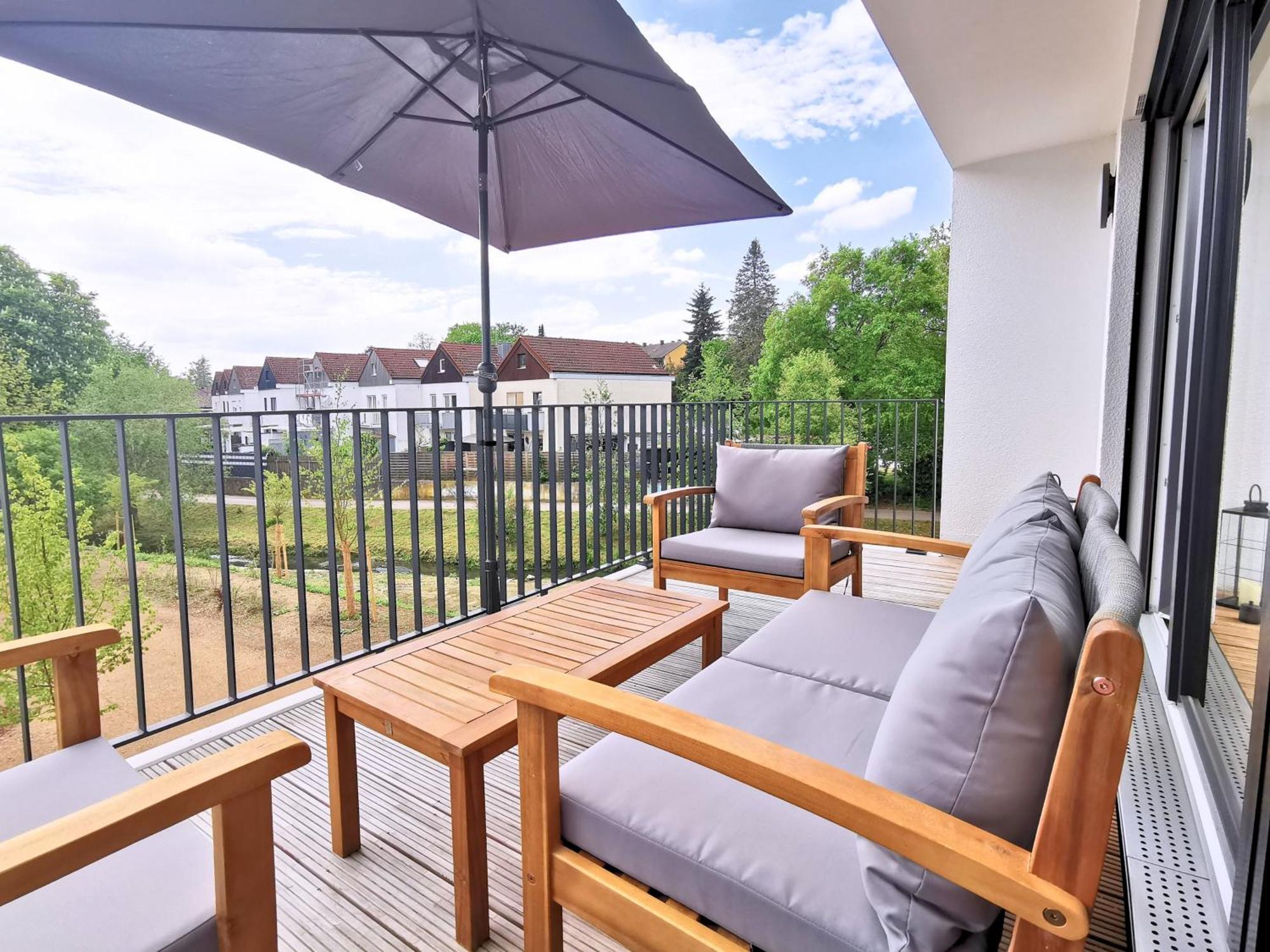 Fynbos Penthouse Deluxe, Balkon, Parkplatz Apartment Straubing Luaran gambar