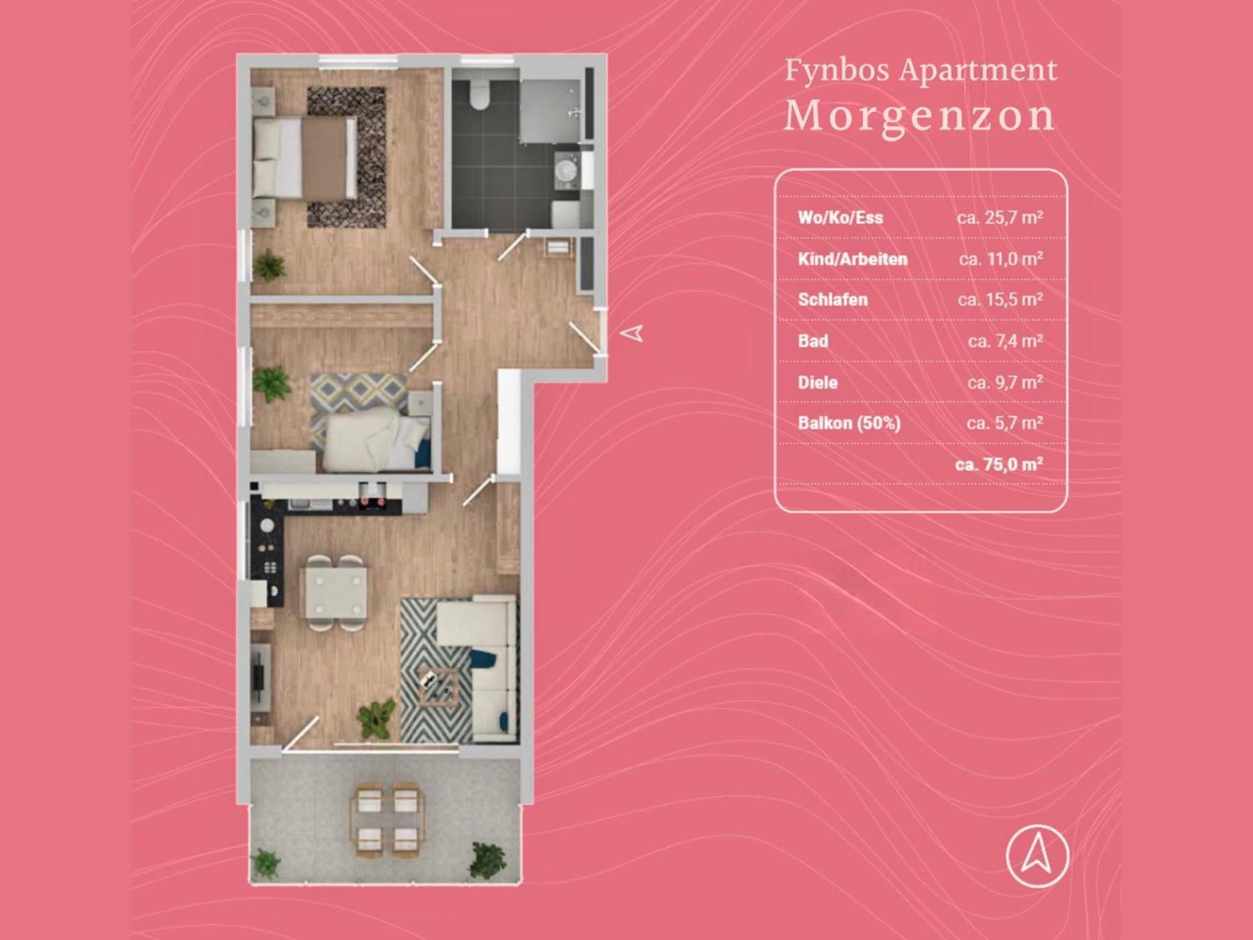 Fynbos Penthouse Deluxe, Balkon, Parkplatz Apartment Straubing Luaran gambar